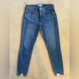 LOFT High Waist Blue Denim Jeans